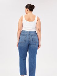 Ase Plus - High Rise Straight Jeans - Bel Air