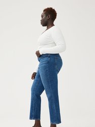 ASE Plus - High Rise Straight Jeans - Seaborn