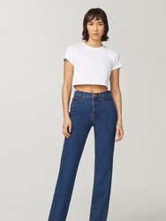EZE - 90'S High Rise Loose Straight Jeans, Riverie - Reverie
