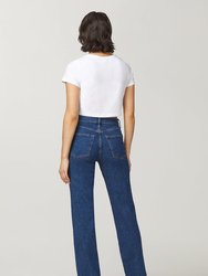 EZE - 90'S High Rise Loose Straight Jeans, Riverie