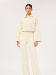 GVA - Fashion Denim Jacket - Ivory