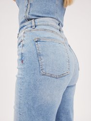 HOU Relaxed Wide Leg Jeans - Willow