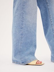 HOU Relaxed Wide Leg Jeans - Willow