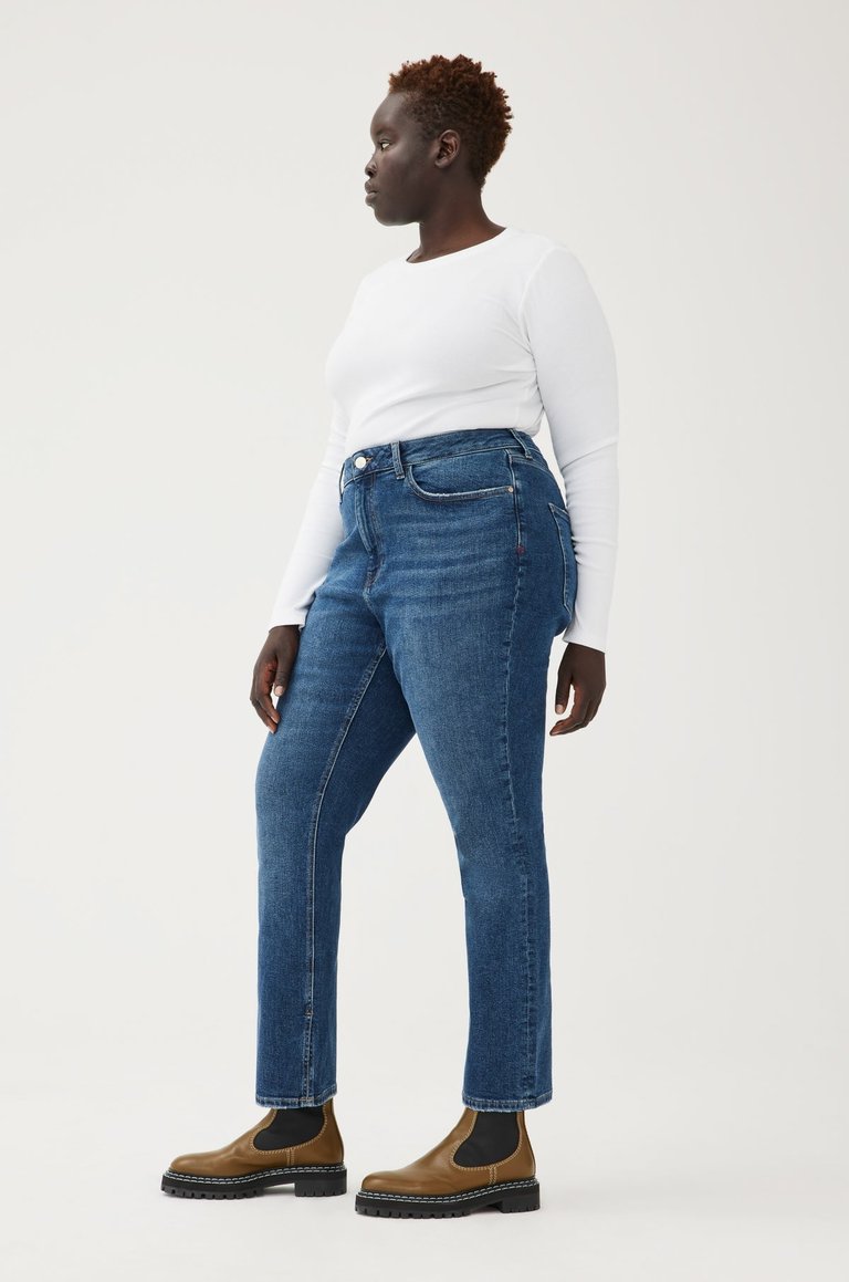 MAB Plus - Slim Straight Jeans - Skylark