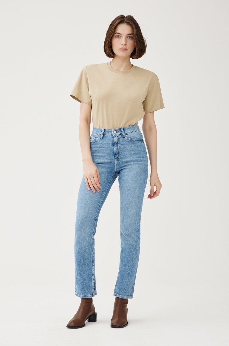 MAB - Slim Straight Jeans - Clare - Clare