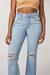 MIA - High Rise Flare Jeans, Burnout