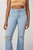 MIA - High Rise Flare Jeans, Burnout