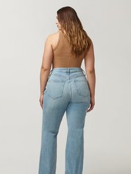 MIA Plus - High Rise Flare Jeans, Burnout