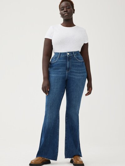 Warp + Weft Mia Plus - High Rise Flare Jeans - Seaborn product