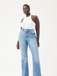 Mia Plus - High Rise Flare Jeans - Smith - Smith