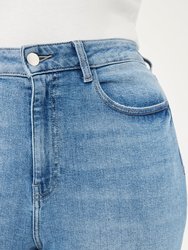Mia Plus - High Rise Flare Jeans - Smith