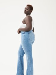 Mia Plus - High Rise Flare Jeans - Smith