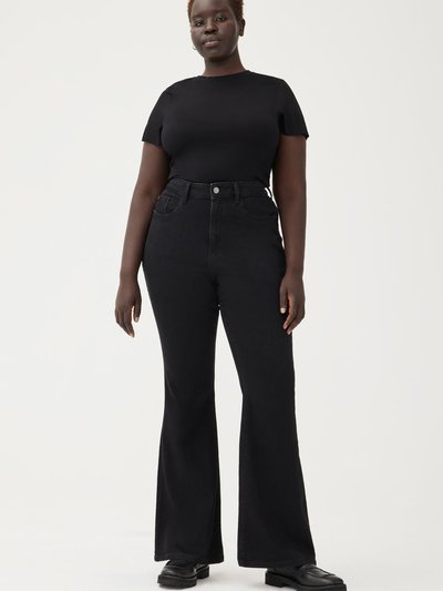 Warp + Weft MIA Plus High Rise Flare Jeans - Well product
