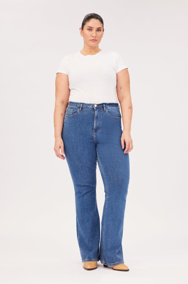 MIA PLUS High Rise Flare Jeans - Westlake - Westlake