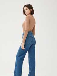 NCE - Wide Leg Jeans - Cotta