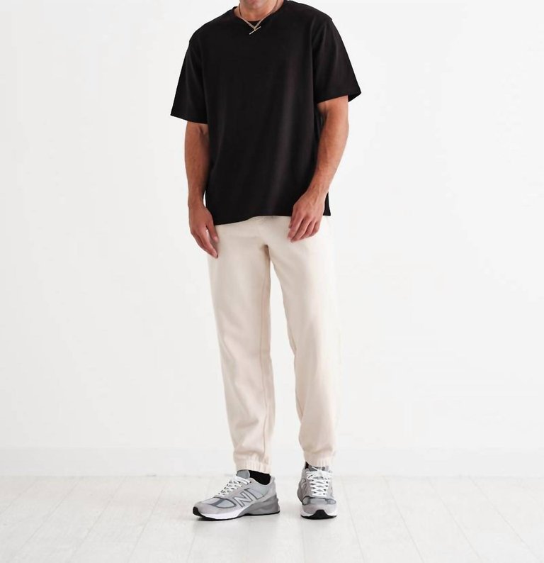 Eno Jogger Pants In Ecru - Ecru