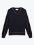 Men's Clarence V Neck Jumper In Navy - Navy