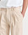 Men's Pleat Trousers In Sand