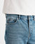 Men's Slim Fit Jeans In Mid Blue Wash