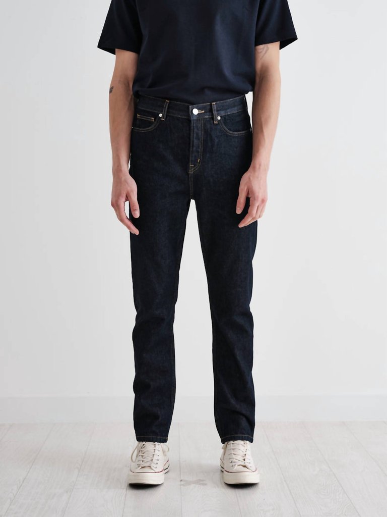 Men's Slim Fit Jeans In Rinse Denim