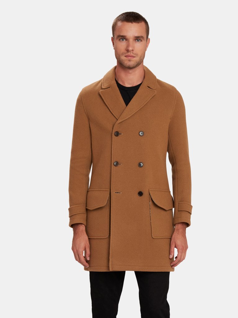 Ros Peacoat - Camel Wool