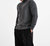 Sterling Roll Neck Sweatshirt In Charcoal