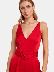 Trista Belted Jumpsuit