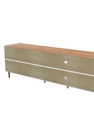 Buffalo 70.8 in. White Wood TV Stand With Two Storages