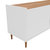 Buffalo 70.8 in. White Wood TV Stand With Two Storages