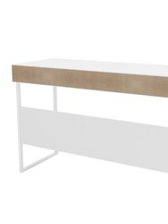 Florence 47" 2 Drawer Writing Desk - White 