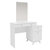Santa Monica White 2-Drawer Dressing Table With Mirror - White