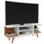Wood TV Stand Fits TV's Up To 55" - White