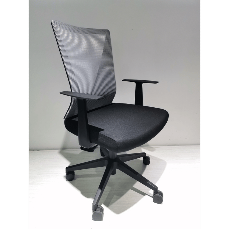 Armin Office Chair - Black Wengue/Light Gray Finish