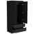 Armoire Closher, Black Finish