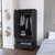 Armoire Closher, Black Finish