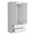 Armoire Closher, White Finish