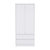 Armoire Closher, White Finish - White Finish