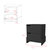 Brookland Nightstand, Double Drawers