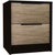 Cervants Nightstand - Black Wengue And Pine Finish - Black Wengue And Pine Finish