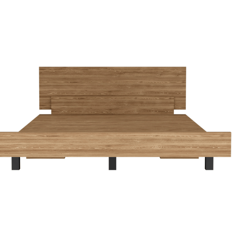 Cervants Twin Bed Frame - Light Oak Finish - Light Oak