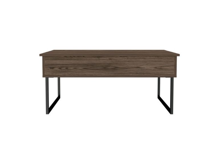 Cessarr Lift Top Coffee Table - Dark Walnut