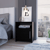 Cuarzz Nightstand - Black Wengue Finish