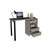 Cusco 120 Writing Desk - Light Gray Finish