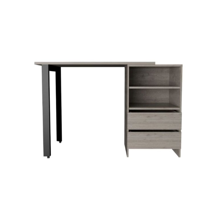 Cusco 120 Writing Desk - Light Gray Finish - Light Gray