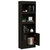 Denver Bookcase - Black Wengue Finish