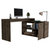 Desti Writing  Desk - Dark Brown Finish