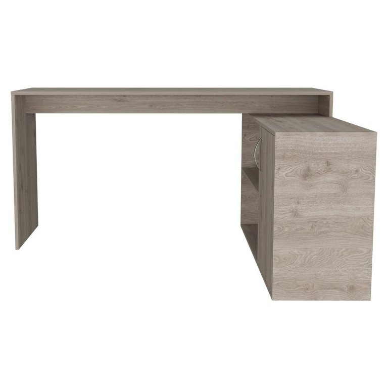 Desti Writing Desk - Light Grey Finish - Light Grey