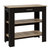 Dozza Kitchen Island 40" - Black Wengue And Light Oak Finish