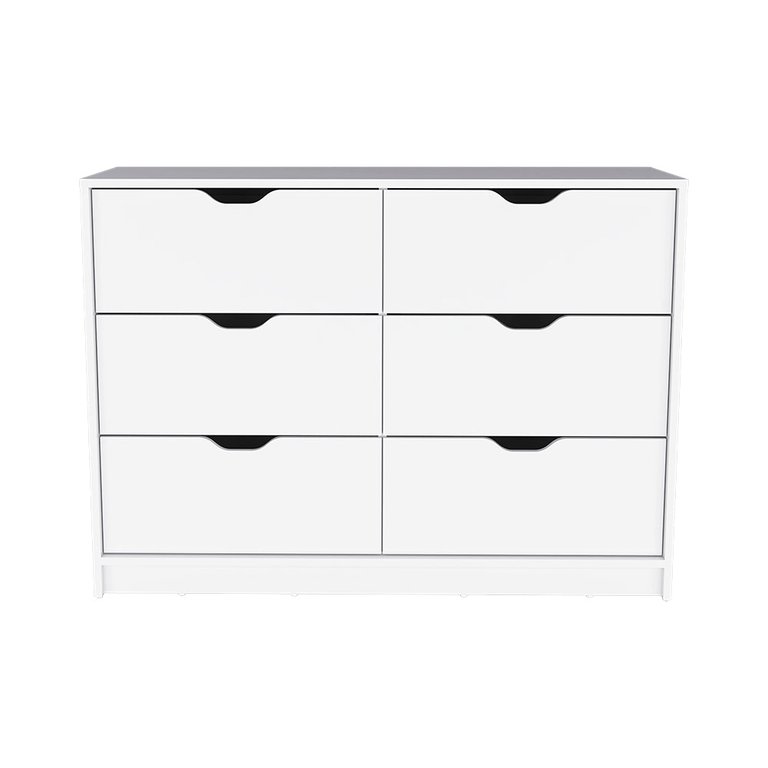 Dresser Curio - White Finish - White