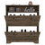 Dublin Shoe Rack - Dark Brown Finish